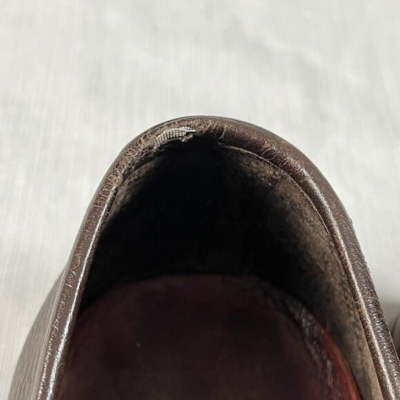Salvatore Ferragamo Grandioso Gancini Men’s Size 8 Wide Horse Bit Brown Loafers main image 4